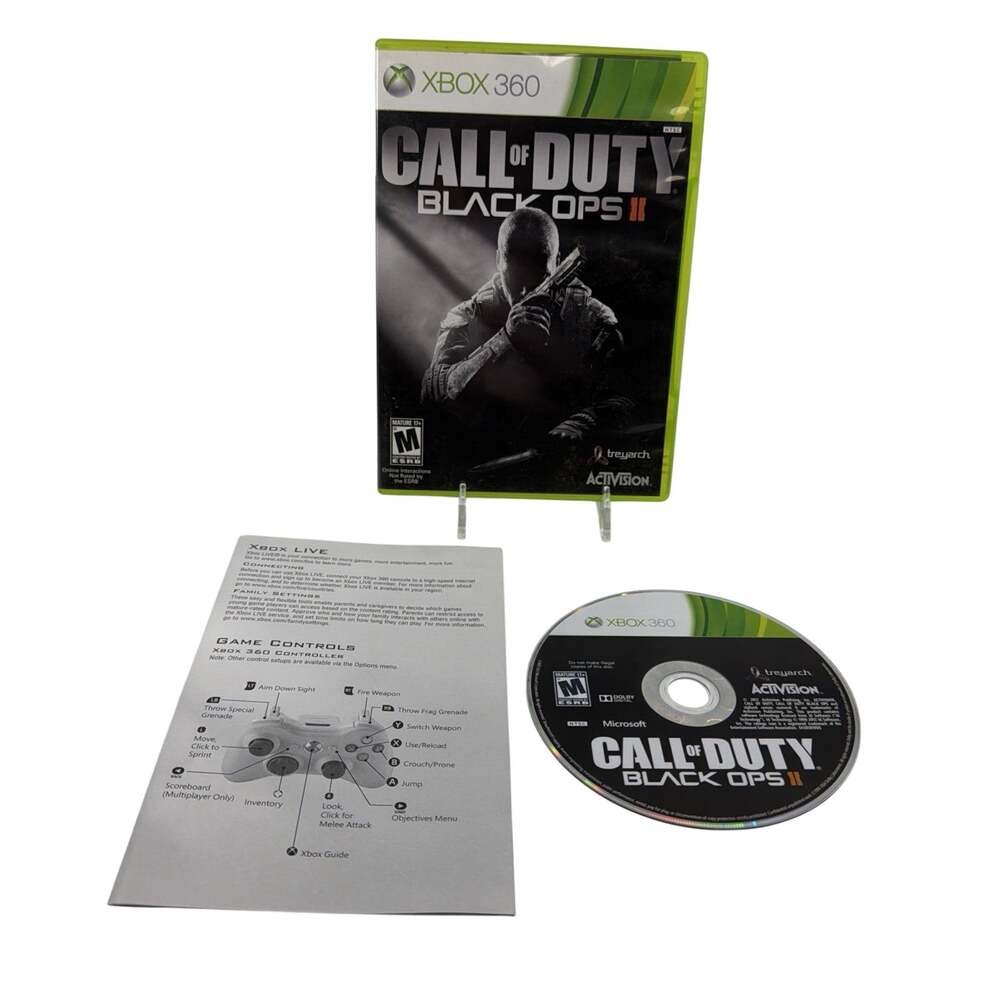 Call of Duty: Black Ops 2 II (Microsoft Xbox 360, 2012) Tested Complete in Box
